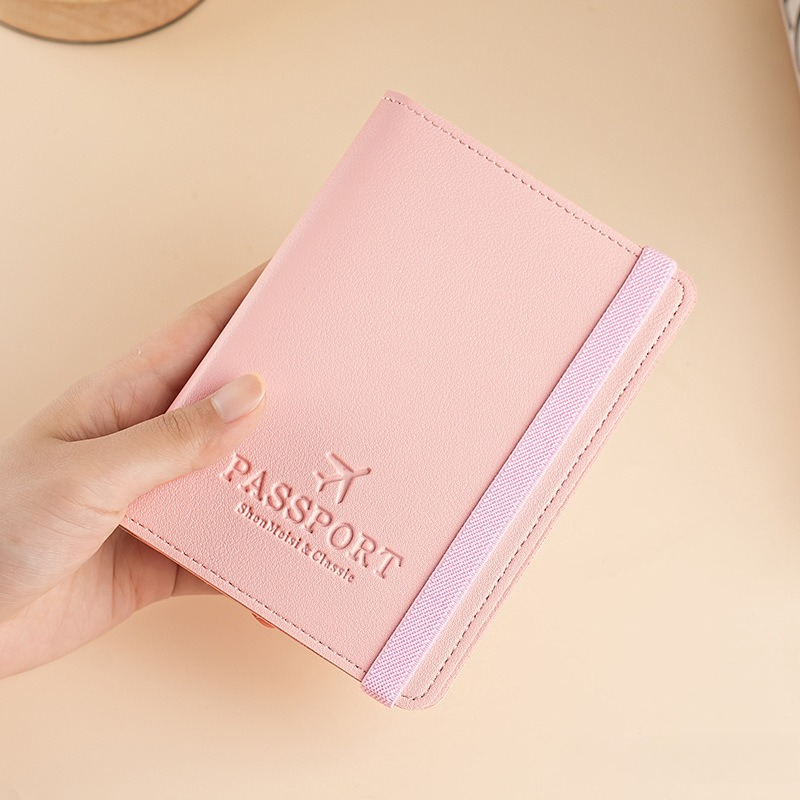 Travel Accessories Wallet - ปกหนัง PU สำหรับพาสปอร์ต, ซองใส่เอกสารเดินทางอเนกประสงค์ ป้องกัน RFID