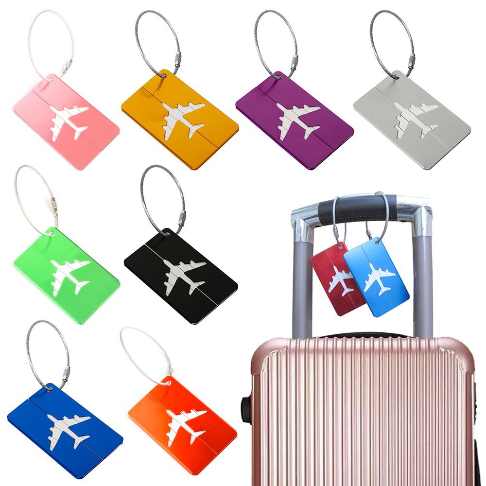 Travel Accessories Aesthetic - ป้ายกระเป๋าถือเดินทางกระเป๋าเดินทางแบบนำกลับมาใช้ใหม่ได้มีเชือกป้ายสำหรับวันหยุดกระเป๋าเดินทาง