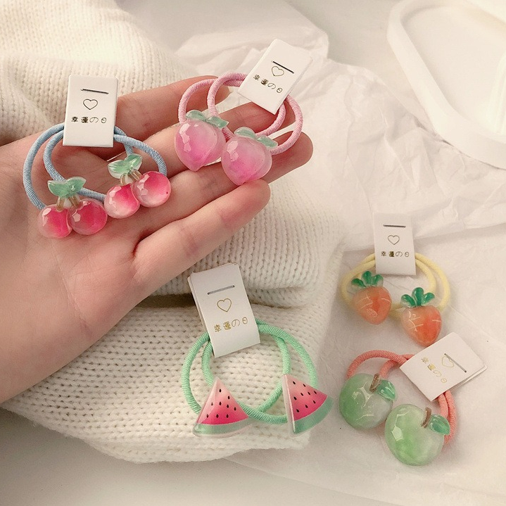 ยางมัดผมรูปแครอทสำหรับเด็ก 5 ค - Travel Accessories Aesthetic บทวิจารณ์และราคา