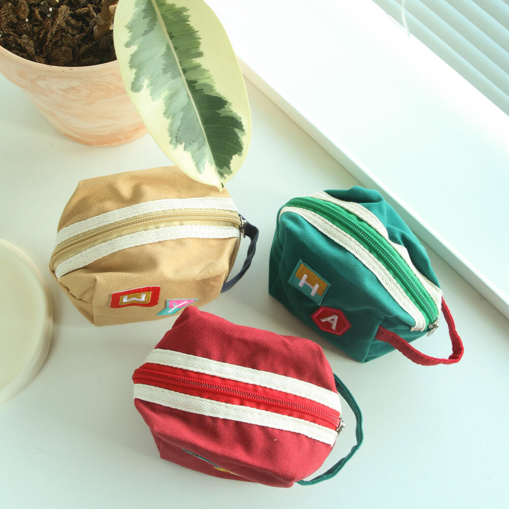 กระเป๋าผ้าแคนวาสขนาดเล็กแบบมีซ - Travel Accessories Aesthetic บทวิจารณ์และราคา