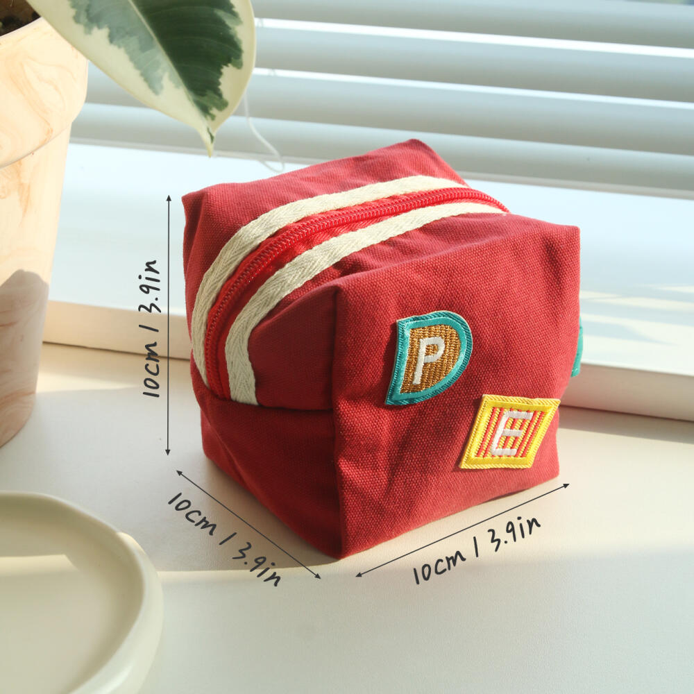กระเป๋าผ้าแคนวาสขนาดเล็กแบบมีซ - Travel Accessories Aesthetic บทวิจารณ์และราคา