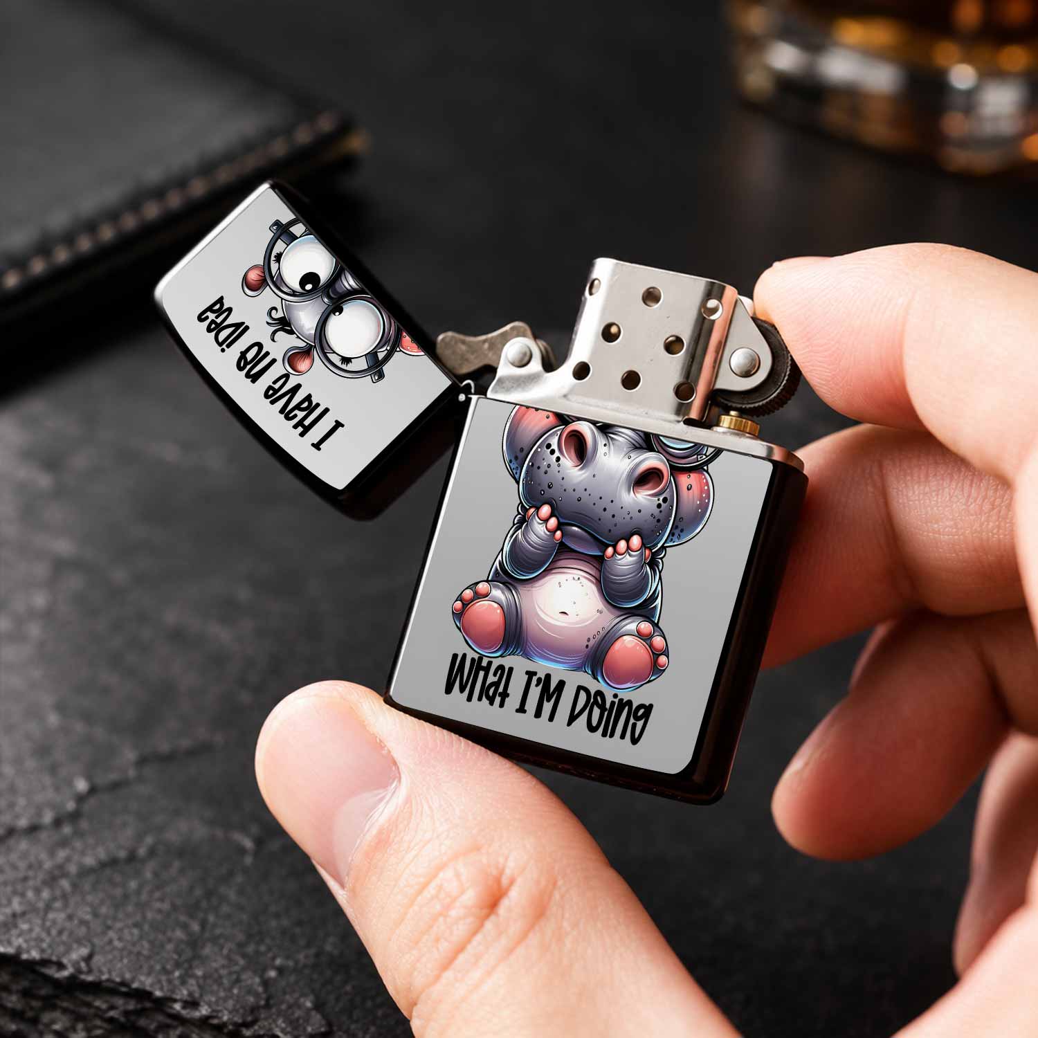 ไฟแช็กลายฮิปโปสุดน่ารัก ลายพิม - Travel Accessories Ideas บทวิจารณ์และราคา