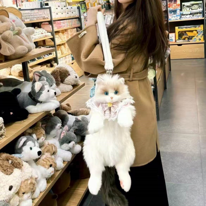 กระเป๋าเป้ตุ๊กตาแมวแร็กดอลล์ขน - Travel Accessories Ideas บทวิจารณ์และราคา