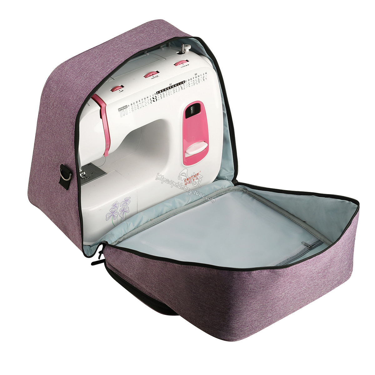 จักรเย็บผ้าขนาดใหญ่กระเป๋าสีเท - Travel Accessories Organizer Bag บทวิจารณ์และราคา