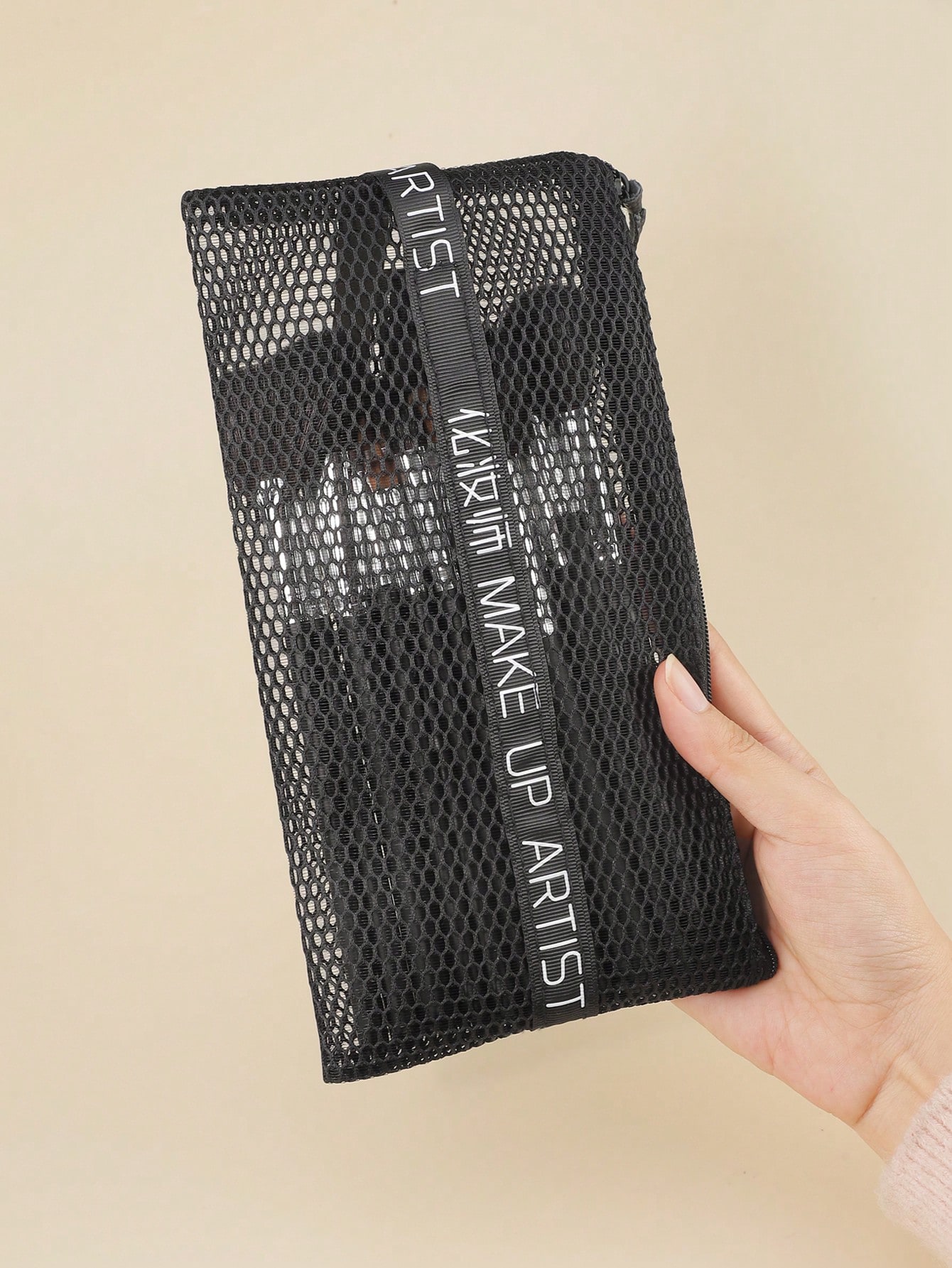 กระเป๋าเครื่องสำอางตาข่ายแบบมี - Travel Accessories Organizer Bag บทวิจารณ์และราคา